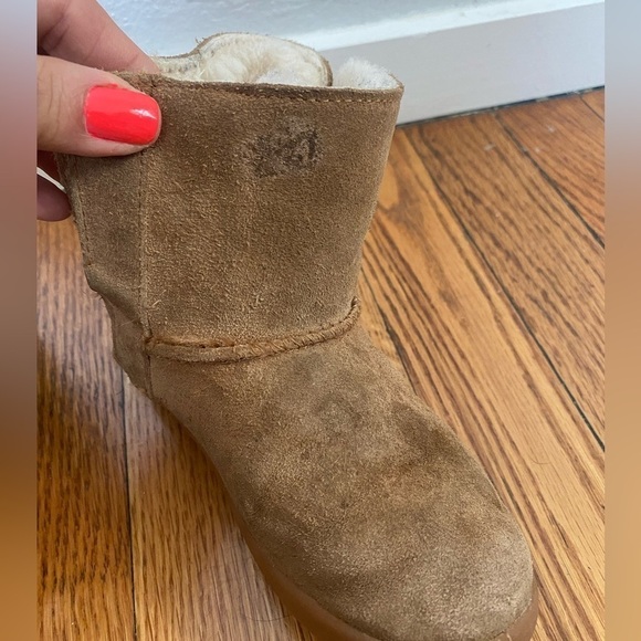 UGG Toddler Classic Camel Boots Size 10 - Picture 6 of 9